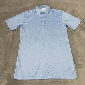 Collars & Co Dress Collar Polo Shirt Mens Large Tall Blue Houndstooth New NWOT